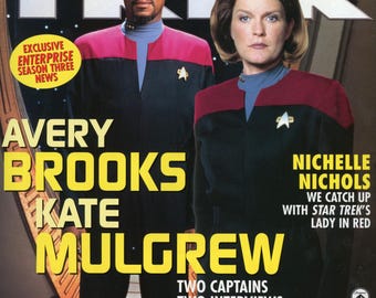 Star Trek Official Vintage Magazine #105 (June 2003) Avery Brooks & Kate Mulgrew Cover