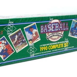 Jeu complet de cartes de baseball MLB 1990 Upper Deck (800 cartes) scellé