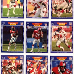 1989 Pro Set NFL Football Karten Komplettset (561 Karten) Barry Sanders Rookie