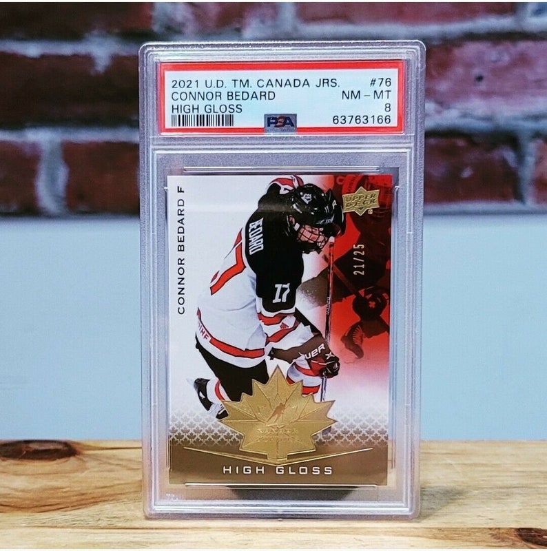 2021 Upper Deck Team Canada Jnrs Connor Bedard Prerookie High Etsy