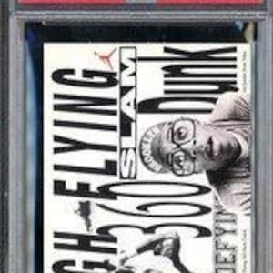 1991 Nike High Flying 1989 Michael Jordan / Spike Lee Graded Card #2 PSA 9