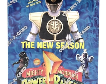 1994 Collect-A-Card Mighty Morphin' Power Rangers Characters Subset Hobby Box (36 Packs) Sealed