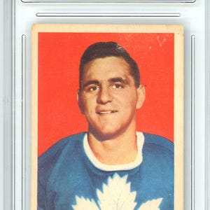 1960 Parkhurst Bob Baun Graded Card #11 GMA 3