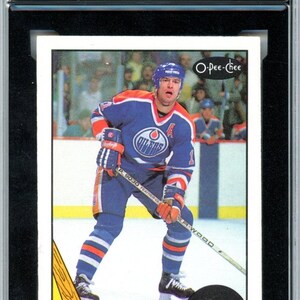 1987/88 OPC O-Pee-Chee Mark Messier #112 Graded Hockey Card KSA 7.5