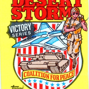 1991 Topps Desert Storm Victory Serie Sammelkarten-Pack