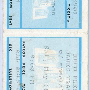 Blues Traveller Vintage Konzertkarte Mary Rippon Theater (Boulder, 1992)