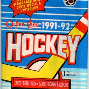 1991/92 OPC O-Pee-Chee NHL Hockey Wax Pack