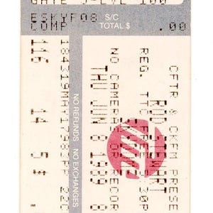 Rod Stuart Vintage Konzertkarte Skydome (Toronto, 1989)