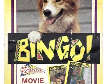1991 Pacific Bingo! Vintage Movie Trading Card Wax Box (36 Packs) Sealed