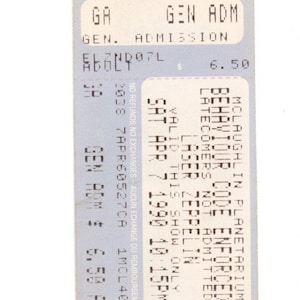 Original Laser Zeppelin Vintage Konzertkarte Stub Mclaughlin Planetarium (Toronto, 1990) Sehr selten!