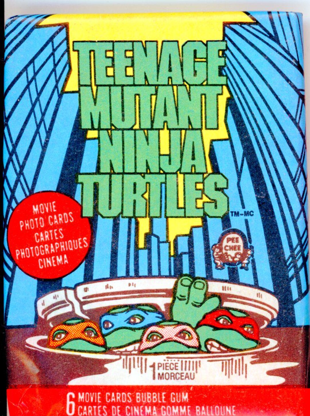 1990 Topps TMNT Teenage Mutant Ninja Turtles Movie Trading Photo