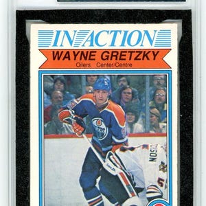1982/83 OPC O-Pee-Chee ウェイン・グレツキー グレーディングカード #107 KSA 7.5