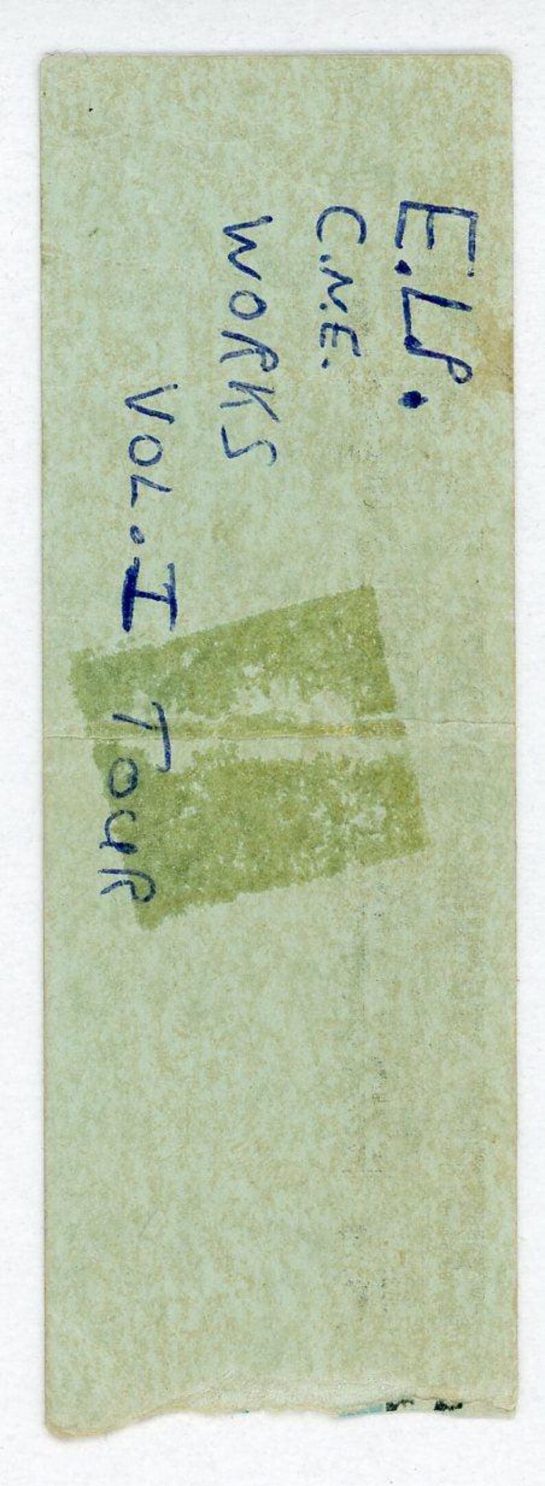 Emerson, Lake & Palmer Vintage Concert Ticket Exhibition Stadium (Toronto, 1977) image 2