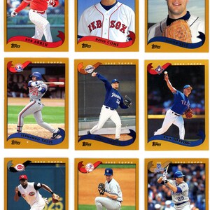 2002 Topps MLB Baseball Complete Set (718 Cards)