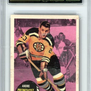 1961 Topps Andre Pronovost Gradierte Karte #5 GMA 3