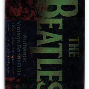 1996 The Beatles Vintage Trading Card Hobby Pack (9 Karten)