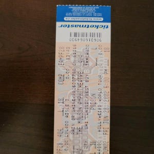 Poison 2002, Toronto Molson Amphitheater Original Konzertkarte Stub