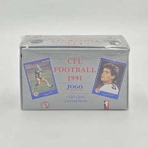 1991 Jogo Inc CFL Football Card Factory Versiegeltes Set (220 Karten)