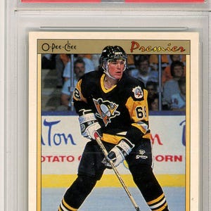 1990 O-Pee-Chee Premium Jaromir Jagr Graded Rookie Card #50 PSA 7