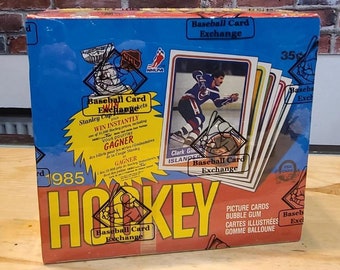 1984/85 O-Pee-Chee Hockey Card Wax Box (48 Packs) BBCE Authenticated