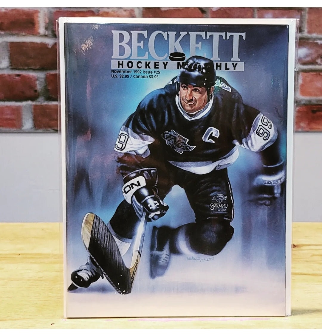 1992 Beckett Hockey Magazine Price Guide Wayne Gretzky Etsy
