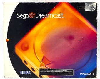 Pre-Owned 1999 Sega Dreamcast Gray Console in Box - No A/V Cable EX-Near Mint Condition Tested