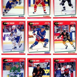 Juego de cartas de hockey canadiense Score 1991/92 (734 cartas) Edición en inglés