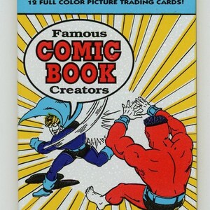 1992 Eclipse Famous Comic Book Macher Serie 1, offizielles Trading Card Pack (12 Karten)
