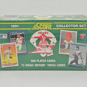 Ensemble de collection complet de cartes de baseball Score MLB 1991 (900 cartes)