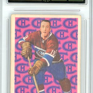 1961 Parkhurst Albert Langlois Graded Card #37 GMA 3
