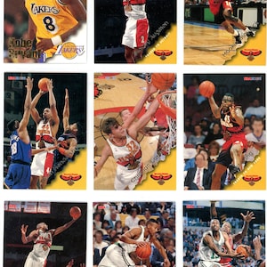 1996/97 NBA Hoops Basketball Series One & Two (350 cartes) Kobe Bryant Rookie