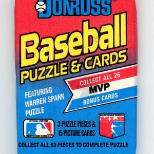 Paquet de cire de cartes de baseball Donruss 1989 (15 cartes) Possible Rookie Ken Griffey Jr