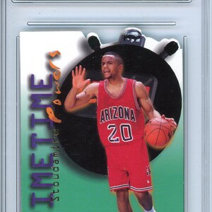 1996 Signature Rookies Damon Stoudamire Graded Card # 4 GMA 8