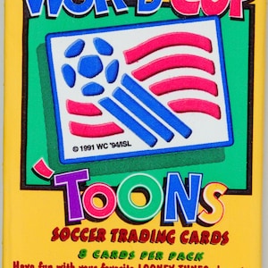 1994 World Cup Toons Fußball Sammelkarten Pack