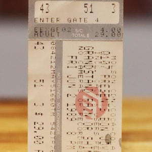 Bon Jovi 1989 Toronto Ausstellung Grand Stand Original Vintage Konzertkarte Stub