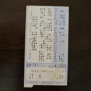 Barenaked Ladies 1994, Great Hall Kilson Vintage Original Konzertkarte Stub