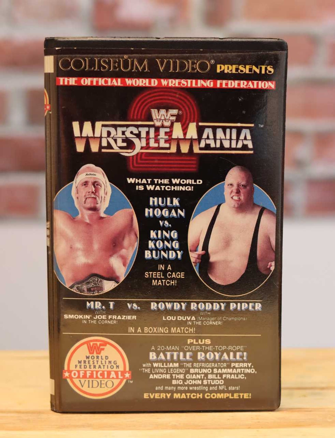 Original WWF WWE Wrestling VHS Coliseum Video Wrestlemania 2 Etsy