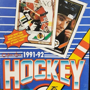1991/92 OPC O-Pee-Chee NHL Hockey Wax Box (36 Packs)
