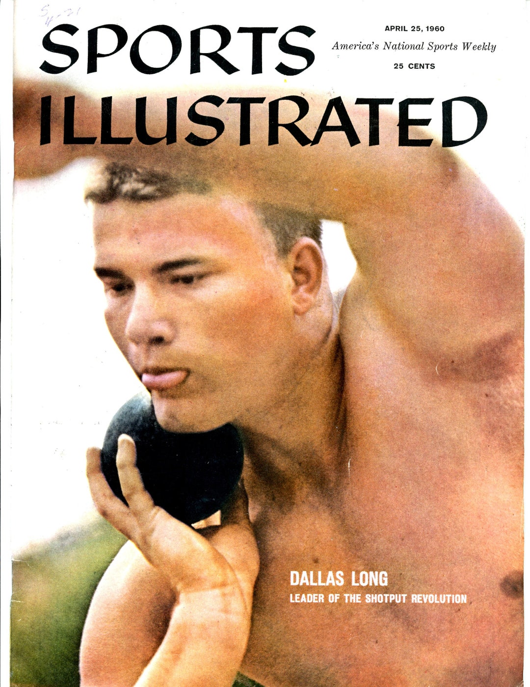 Sports Illustrated Vintage Magazine Rare Newsstand Edition april 25