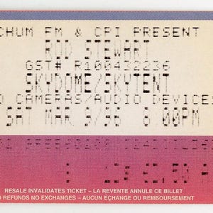 Rod Stuart Vintage Konzertkarte Skydome (Toronto, 1996)