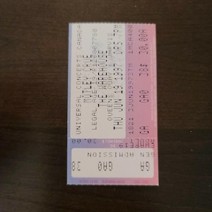 Motley Crüe 1997, Toronto The Wareque 1997 Original Konzertkarte Stummel