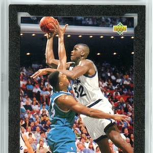 1992/93 Carte graduée Shaquille O'Neal du pont supérieur #34 KSA 9.5