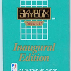 Pack de cartes à collectionner Skybox Basketball Series Two 1990/91