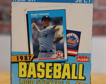 1987 Fleer Baseball Card Wax Box (36 Packs)