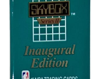 1990/91 Skybox Series 2 Basketball Card Wax Pack (15 Cards) Unopened