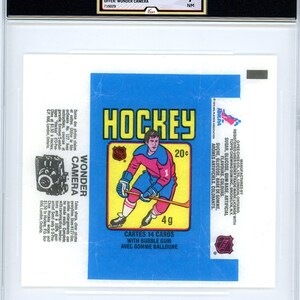 1979/80 OPC O-Pee-Chee NHL グレード付きワックスパック包装紙 ICS 7 およびオリジナル空ディスプレイボックス
