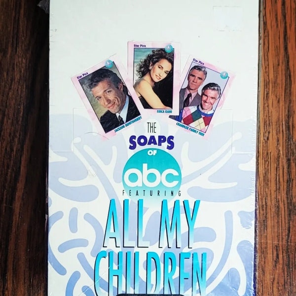 1991 Star Pics All My Children Box Soap Opera Trading Cards(36 Packs) Susan Lucci