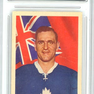 1963 Parkhurst Bob Baun Graded Card #13 GMA 3