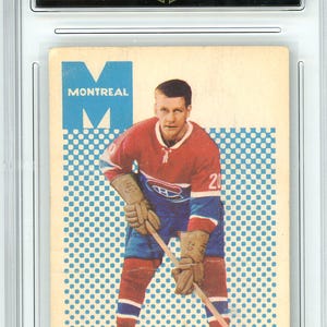 1962 Parkhurst Phil Goyette Graded Card #37 GMA 3