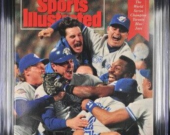 1992 Sports Illustrated Graded Newsstand Magazine CGC 9.4 POP 5 Toronto Blue Jays World Series